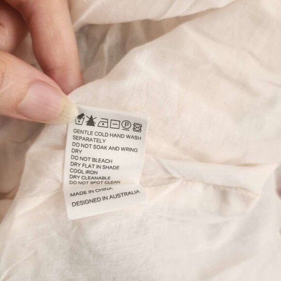 Seen on Anne Hathaway! Zimmermann Romantic Jasper Tie Halter Dress Size 0 b106 - Picture 14 of 14